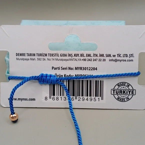 Blue Handmade Bracelet - Picture 2 of 2